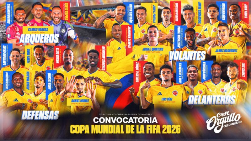 Las estrellas de Colombia que enfrentarán a Costa Rica