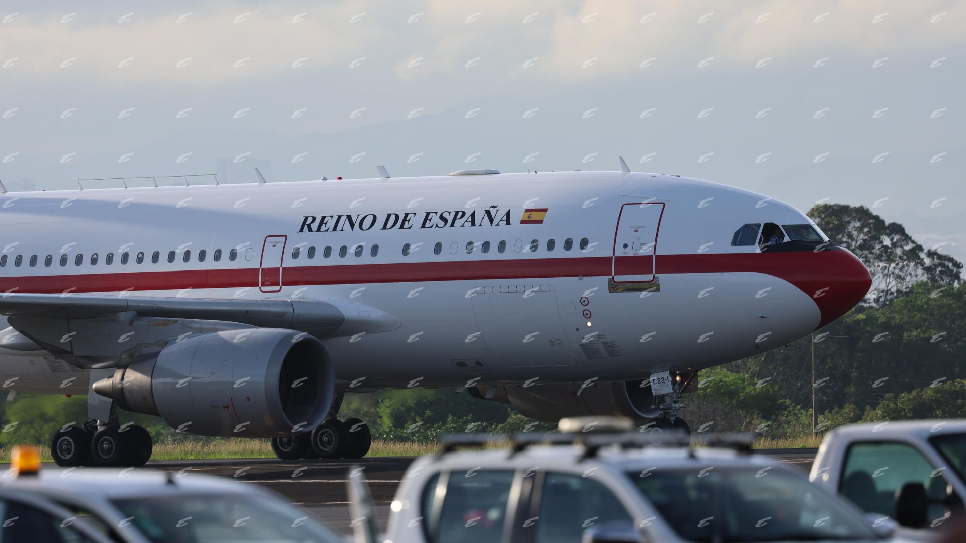 Fotos: Rey de España llega al país para Traspaso de Poderes
