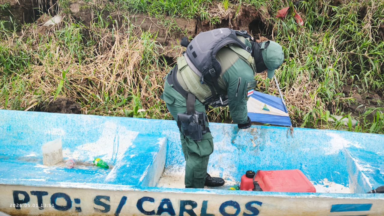 Decomisan 3 botes con matrícula nicaragüense en el río San Carlos