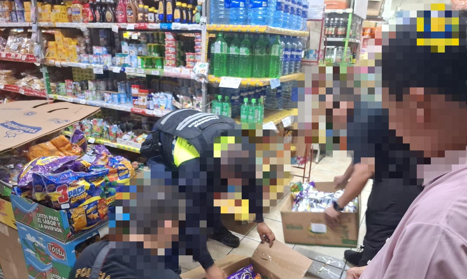 Desamparados: Intervienen negocio por mercadería robada en contenedor