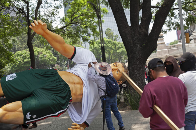 Sheinbaum descarta “caer en la provocación” de reprimir protestas antes del Mundial