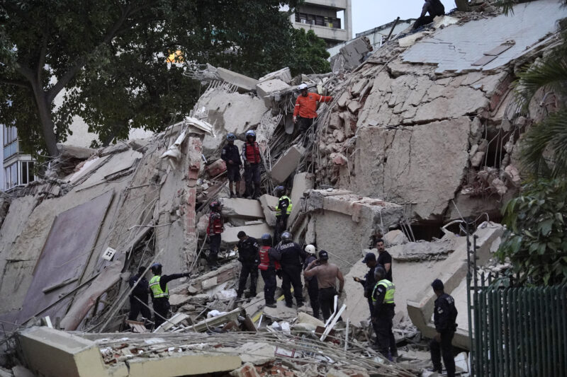 Devastadores terremotos en Venezuela. Foto: AFP.