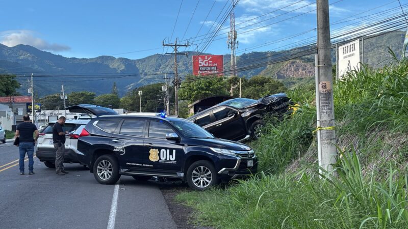 Mortal accidente en Santa Ana. Foto: Marisol Abarca.