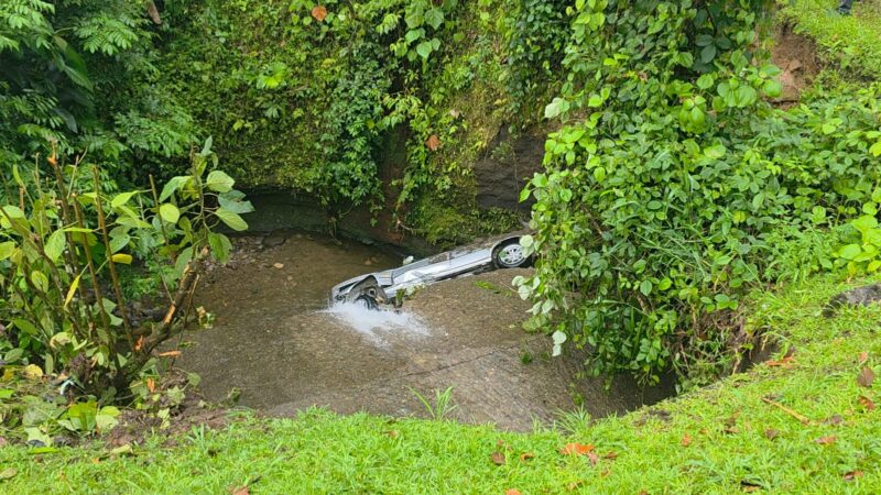 Mortal accidente en La Fortuna. Foto: corresponsal Mariluz Rojas.