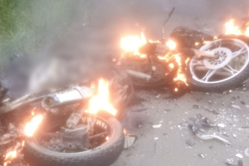 Mortal accidente en Limón. Foto: cortesía corresponsal de la zona. 