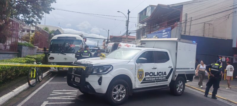 Investigan caso en Alajuela. Foto: corresponsal Roger Soto. 