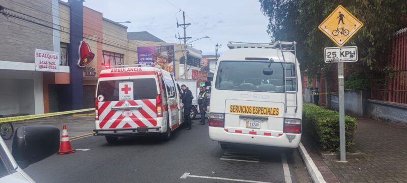 Investigan caso en Alajuela. Foto: corresponsal Roger Soto. 