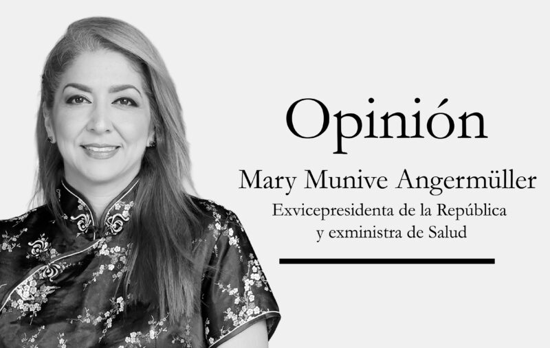 Mary Munive Angermüller Exvicepresidenta de la República y exministra de Salud