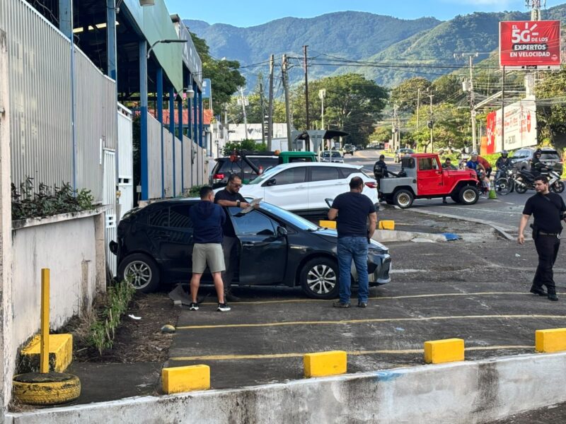 Mortal accidente en Santa Ana. Foto: Marisol Abarca.