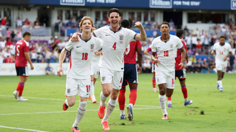 Inglaterra confirma su favoritismo con goleada ante Costa Ri