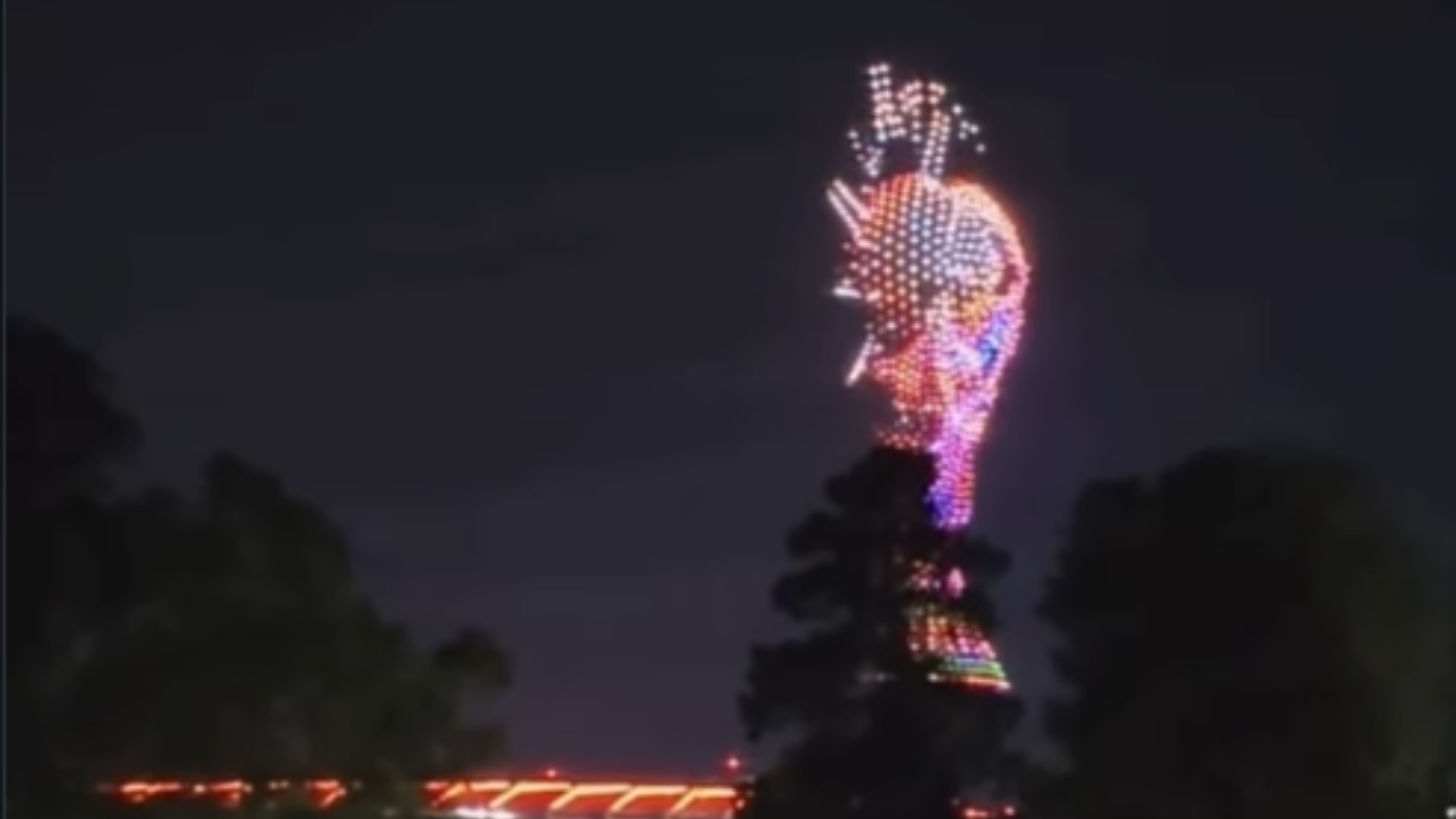 Video: Pruebas con drones iluminan México antes del Mundial