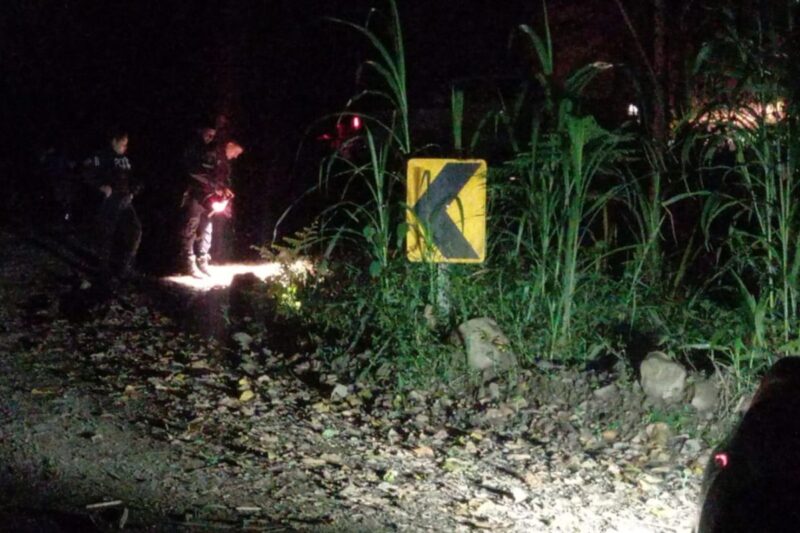Caso se dio en Pejibaye, Cartago. Foto: cortesía corresponsal Joaquín Salas.