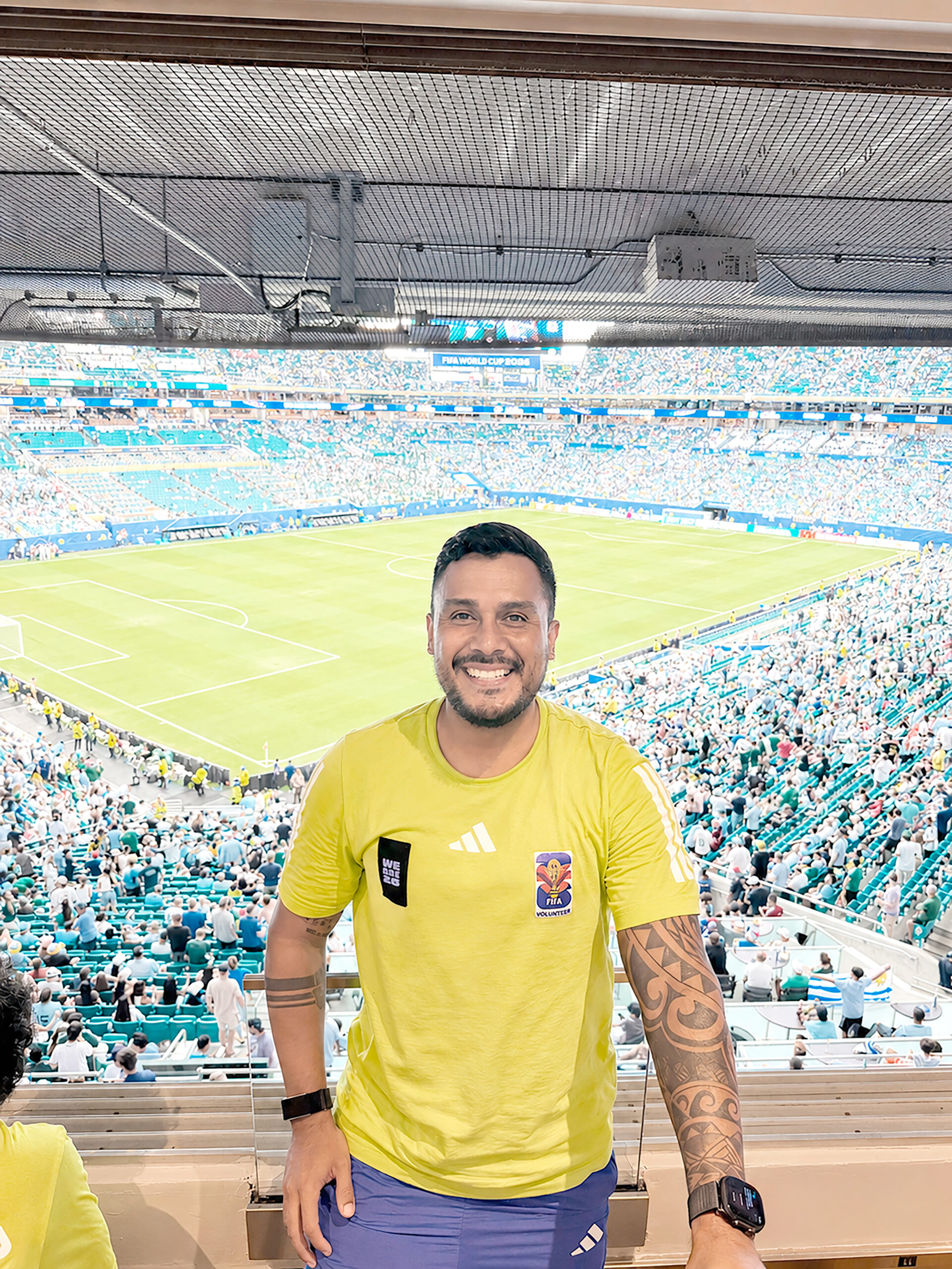 Roy cumple su sueño mundialista