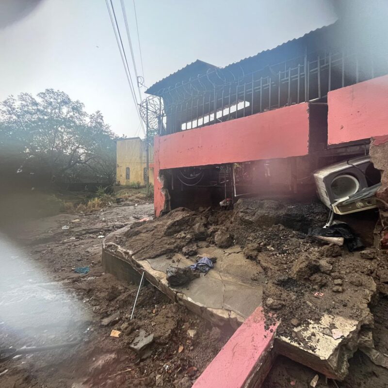 30 personas resultan afectadas tras inundaciones en Liberia