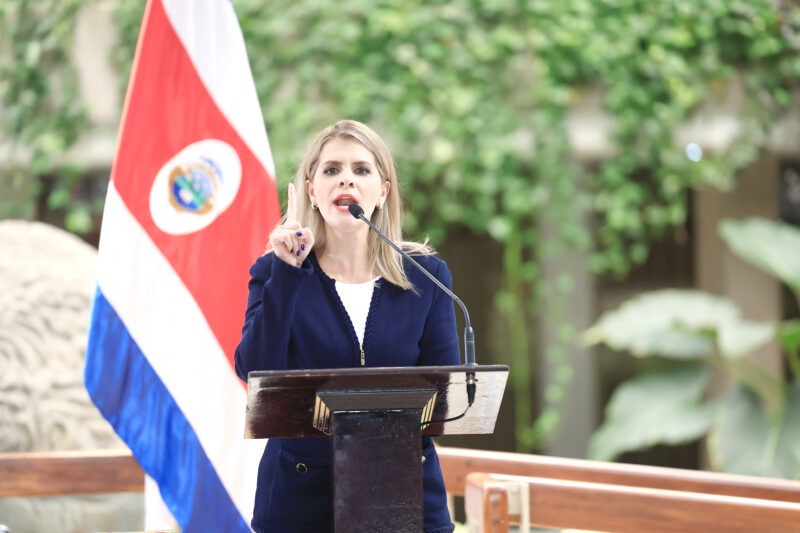 La mandataria señaló a la presidenta de la Sala Tercera.