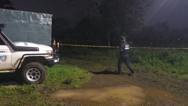 Mortal ataque armado en San Carlos. Foto: Mariluz Rojas. 