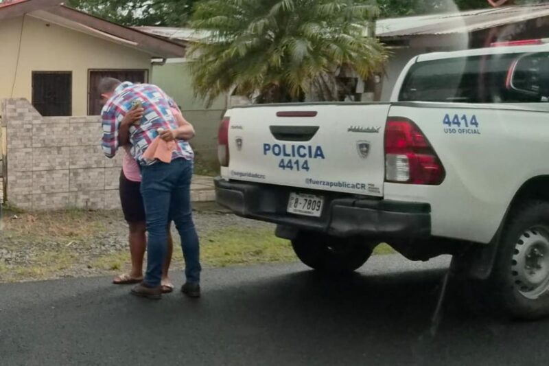 Brutal homicidio en Limón. Foto: corresponsal de la zona.