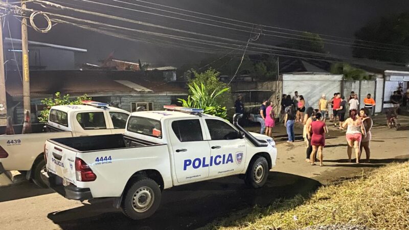 Homicidio en Limón. Foto: Raúl Cascante.