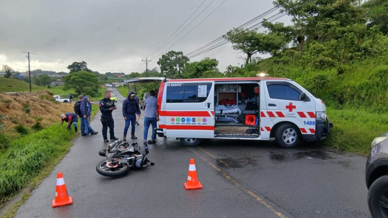 Mortal accidente en Cartago. Foto: corresponsal Joaquín Salas.