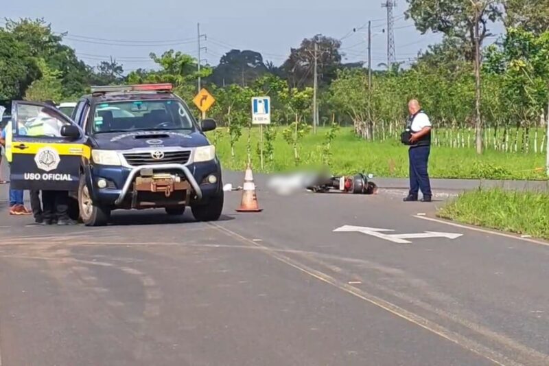 Mortal accidente en San Carlos. Foto: Mariluz Rojas.