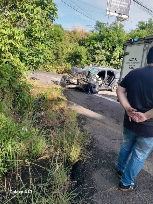 Mortal accidente en Lindora, Santa Ana. Foto: crédito Santa Ana Actual. 