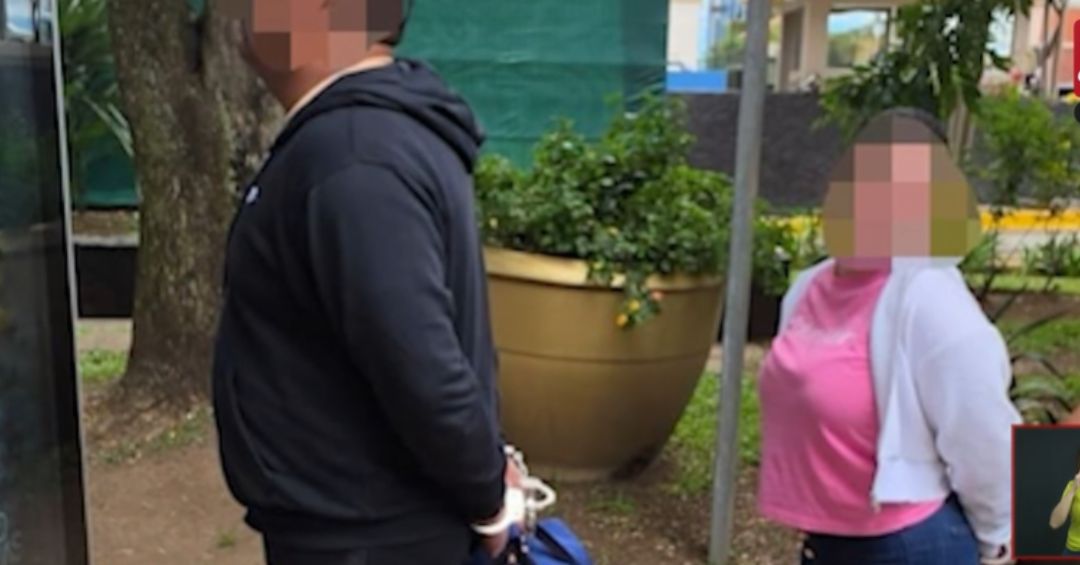 Hija de alias Macho Coca y su pareja se entregan en San José por el Caso Leviatán