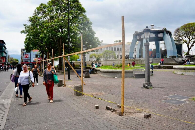 Parque Central permanecerá cerrado por 6 meses. Foto: Cortesía