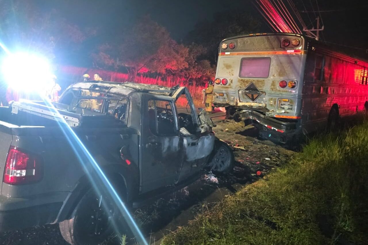Colisión fatal en San Rafael de Escazú deja dos fallecidos