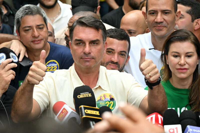 El senador brasileño de derecha y candidato presidencial por el Partido Liberal.